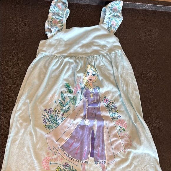 Disney 2 pack of Pink Minnie Mouse and Blue Elsa Nightgowns size 6 - Picture 5 of 10